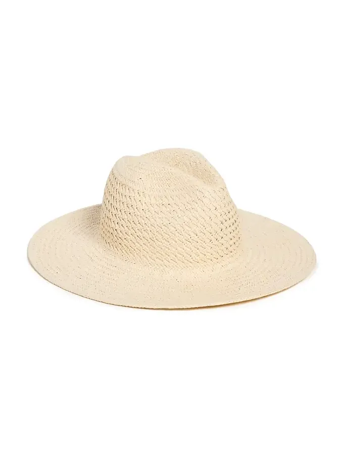 Vented Luxe Packable Straw Hat Vented Luxe Packable Straw Hat