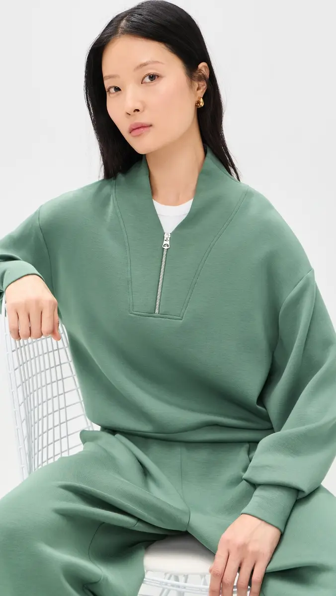 Varley Davidson Sweatshirt Dark Forest | Thumbnail 2