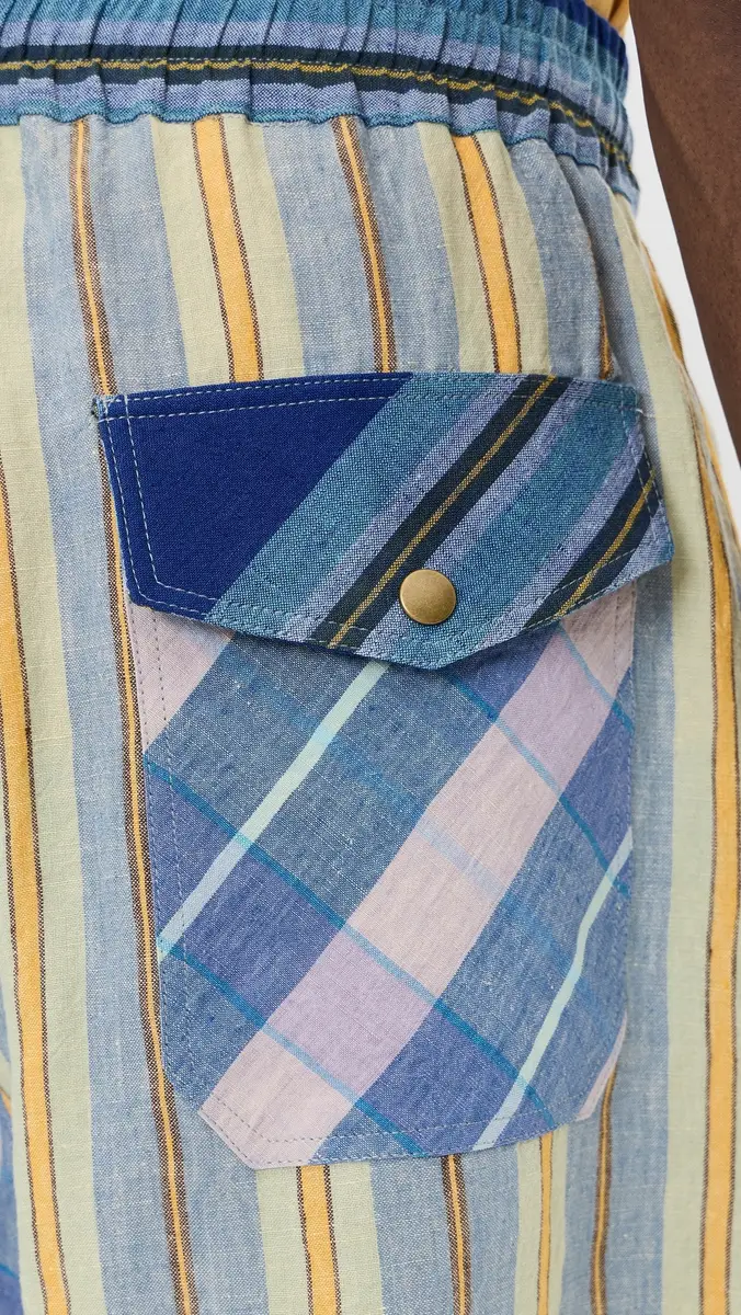 Nicholas Daley Scout Shorts 6 Blue Mix | Thumbnail 6 Nicholas Daley Scout Shorts 6 Blue Mix | Thumbnail 6