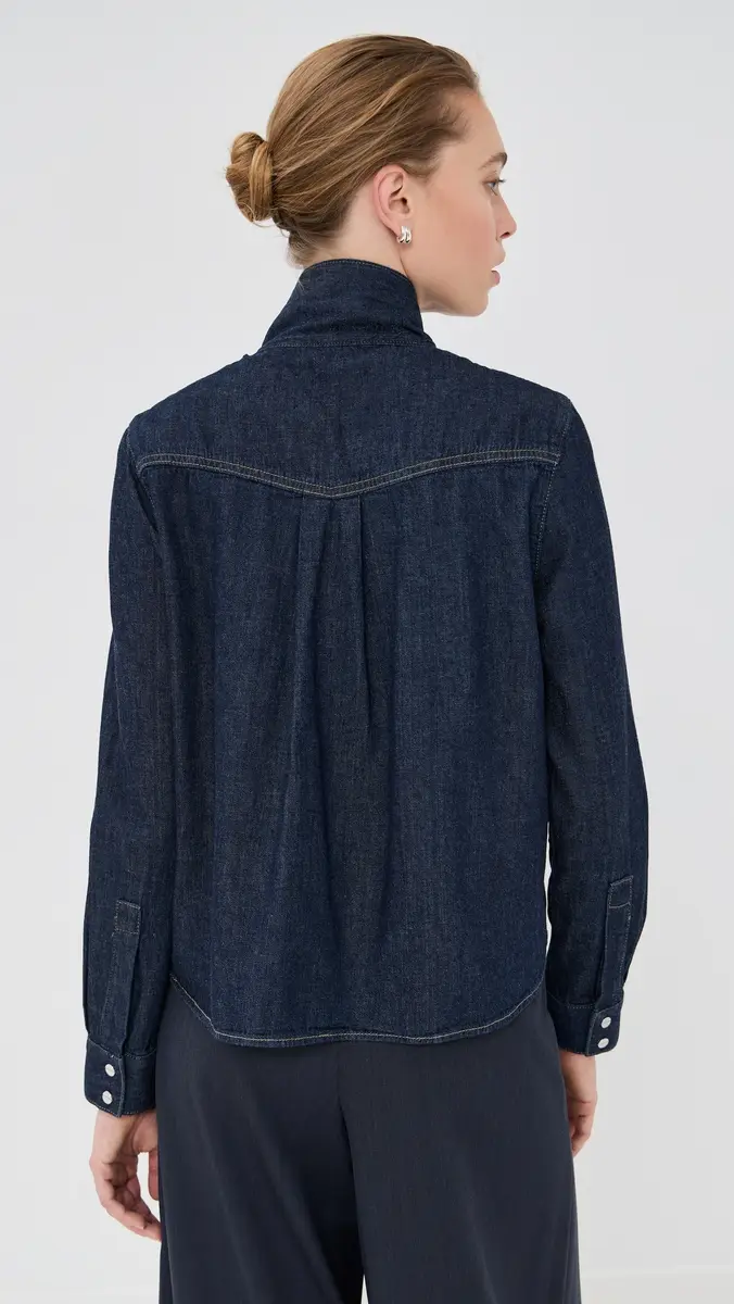 TWP Connor Button Down Indigo Resin | Thumbnail 3