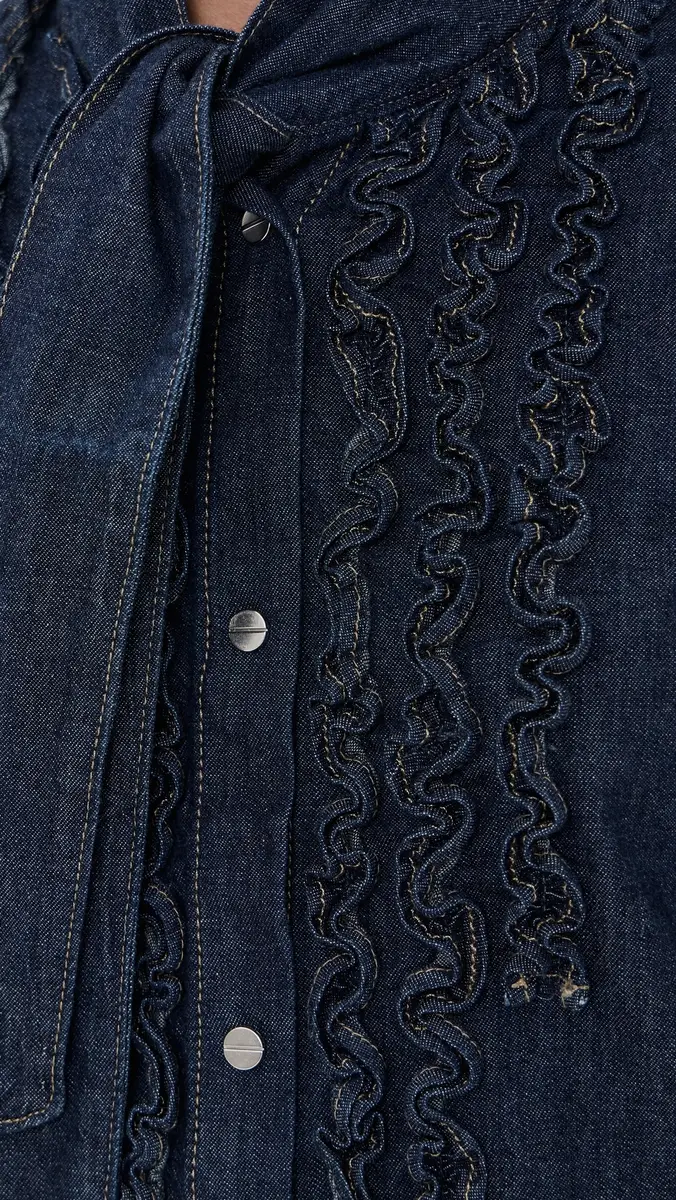 TWP Connor Button Down Indigo Resin | Thumbnail 6