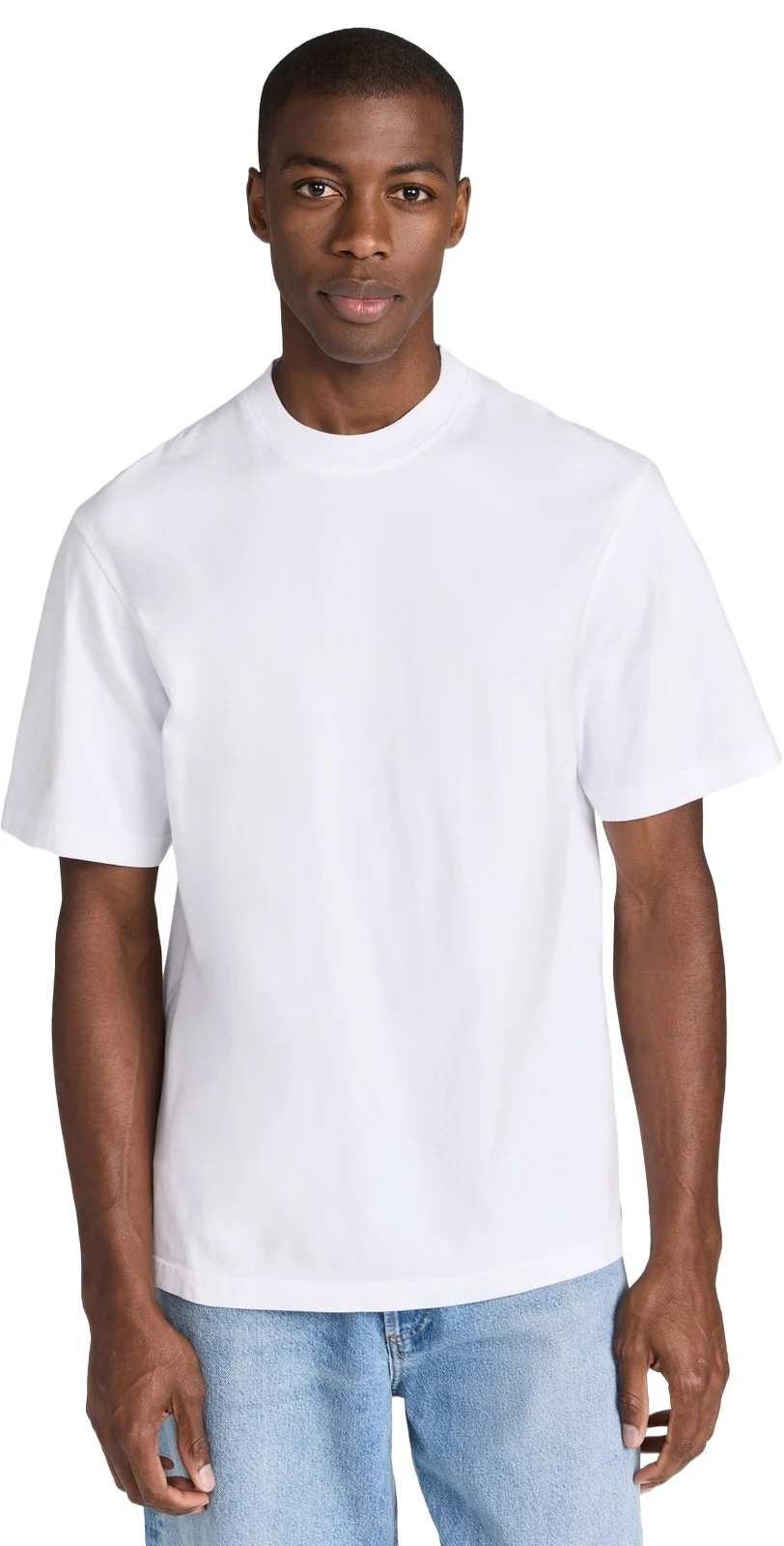 AGOLDE Asha Mock Neck Tee