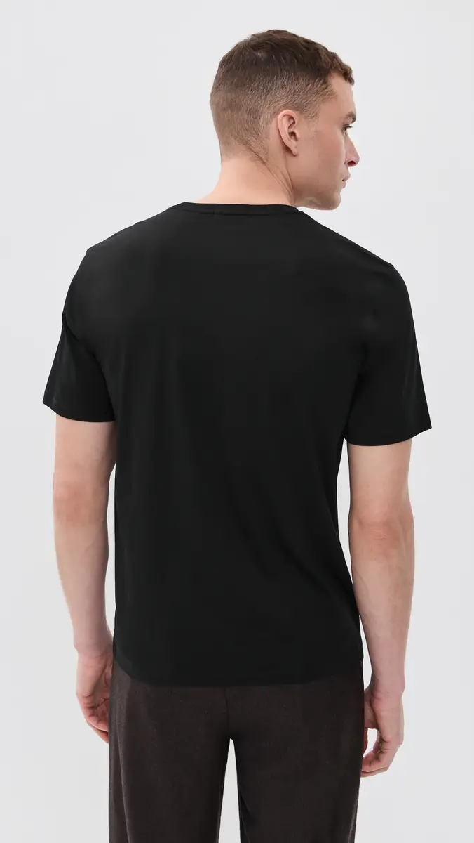 Theory Precise Rib Cotton Tee | Thumbnail 4 Theory Precise Rib Cotton Tee | Thumbnail 4