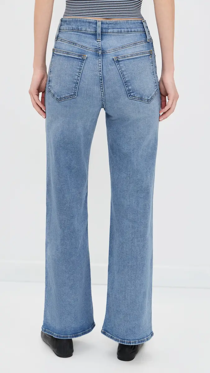 Madewell The Wide Leg Jeans Coastal Blue Wash | Thumbnail 3 Madewell The Wide Leg Jeans Coastal Blue Wash | Thumbnail 3