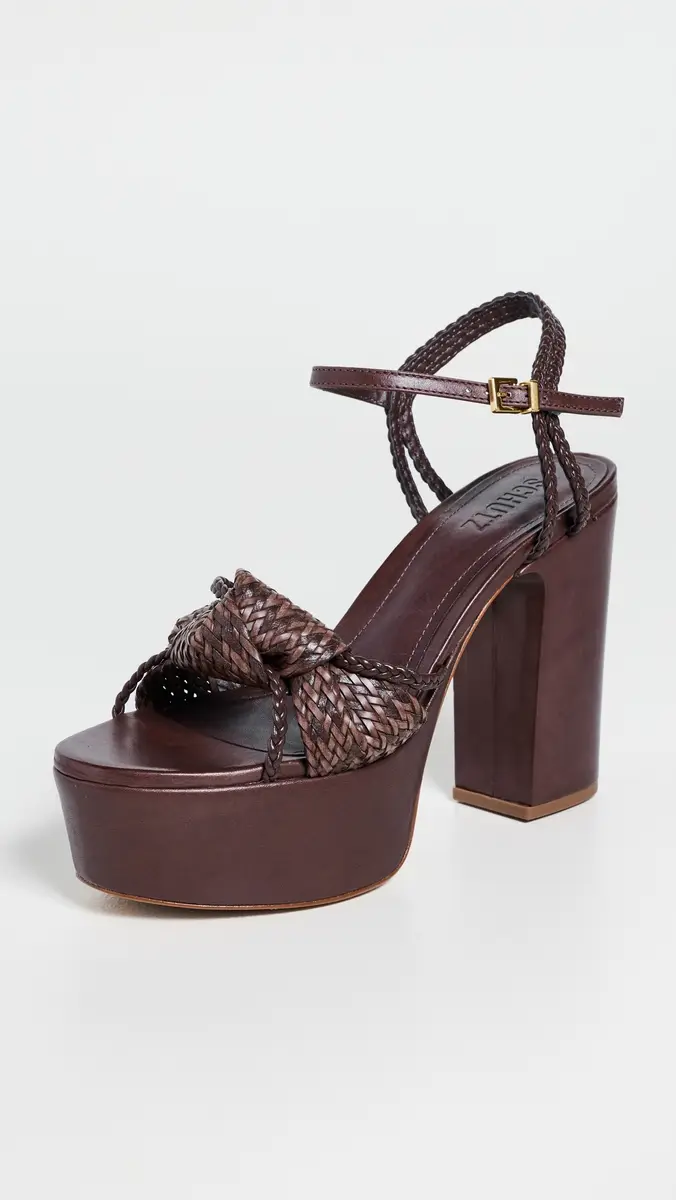 Schutz Kalina Platform Heels Root Brown | Thumbnail 2 Schutz Kalina Platform Heels Root Brown | Thumbnail 2