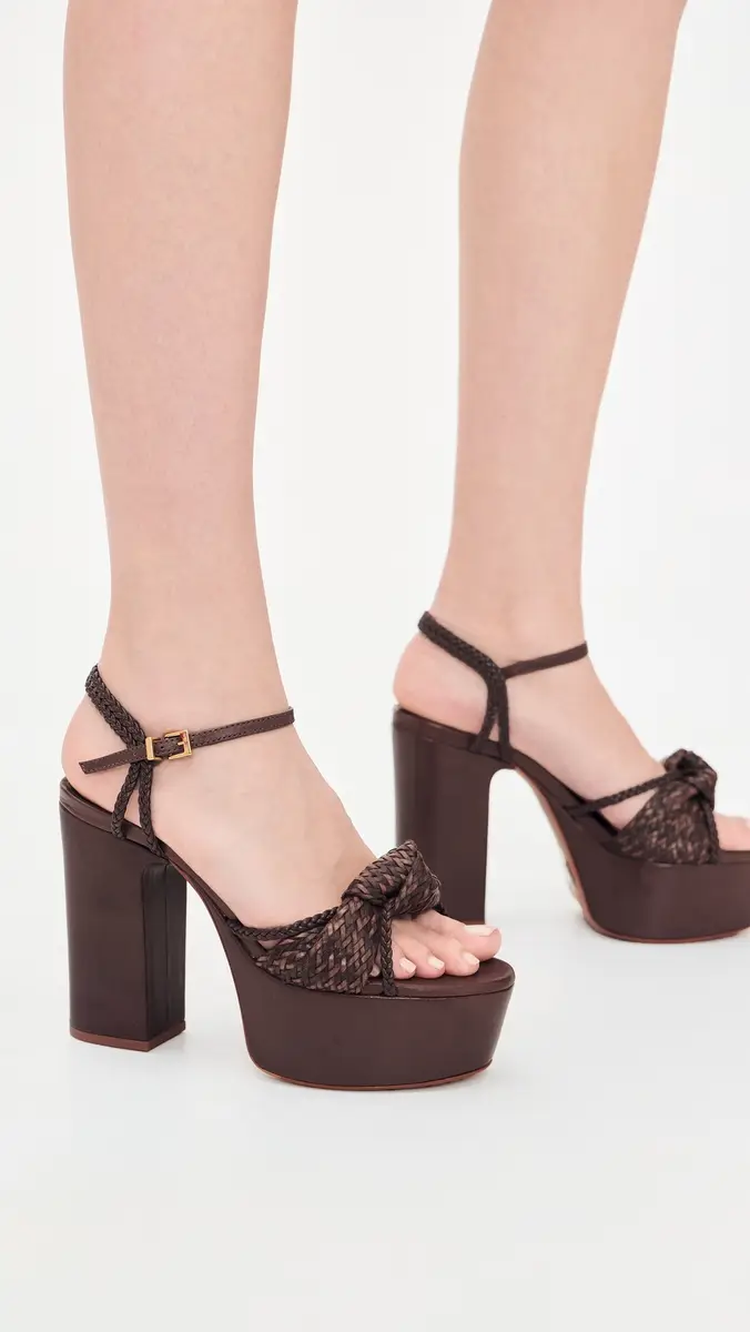Schutz Kalina Platform Heels Root Brown | Thumbnail 3 Schutz Kalina Platform Heels Root Brown | Thumbnail 3