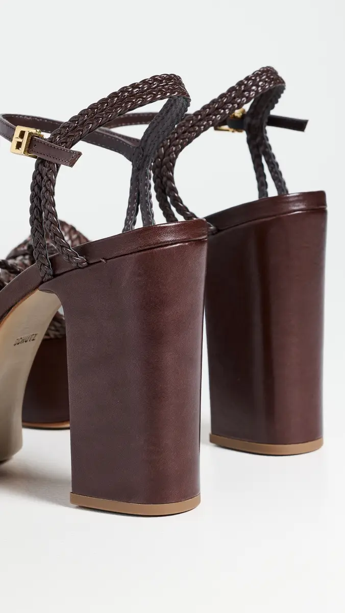 Schutz Kalina Platform Heels Root Brown | Thumbnail 4 Schutz Kalina Platform Heels Root Brown | Thumbnail 4