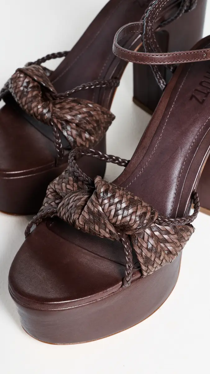 Schutz Kalina Platform Heels Root Brown | Thumbnail 6 Schutz Kalina Platform Heels Root Brown | Thumbnail 6