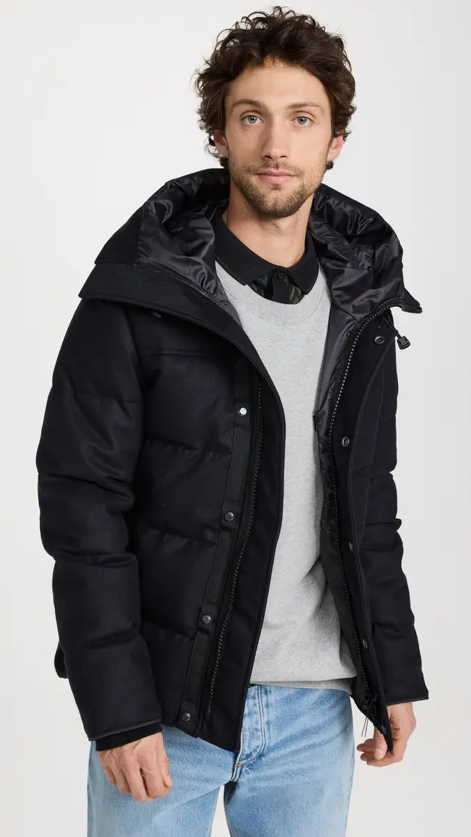 Canada Goose Wool Macmillan Parka Atlantic Navy | Thumbnail 2