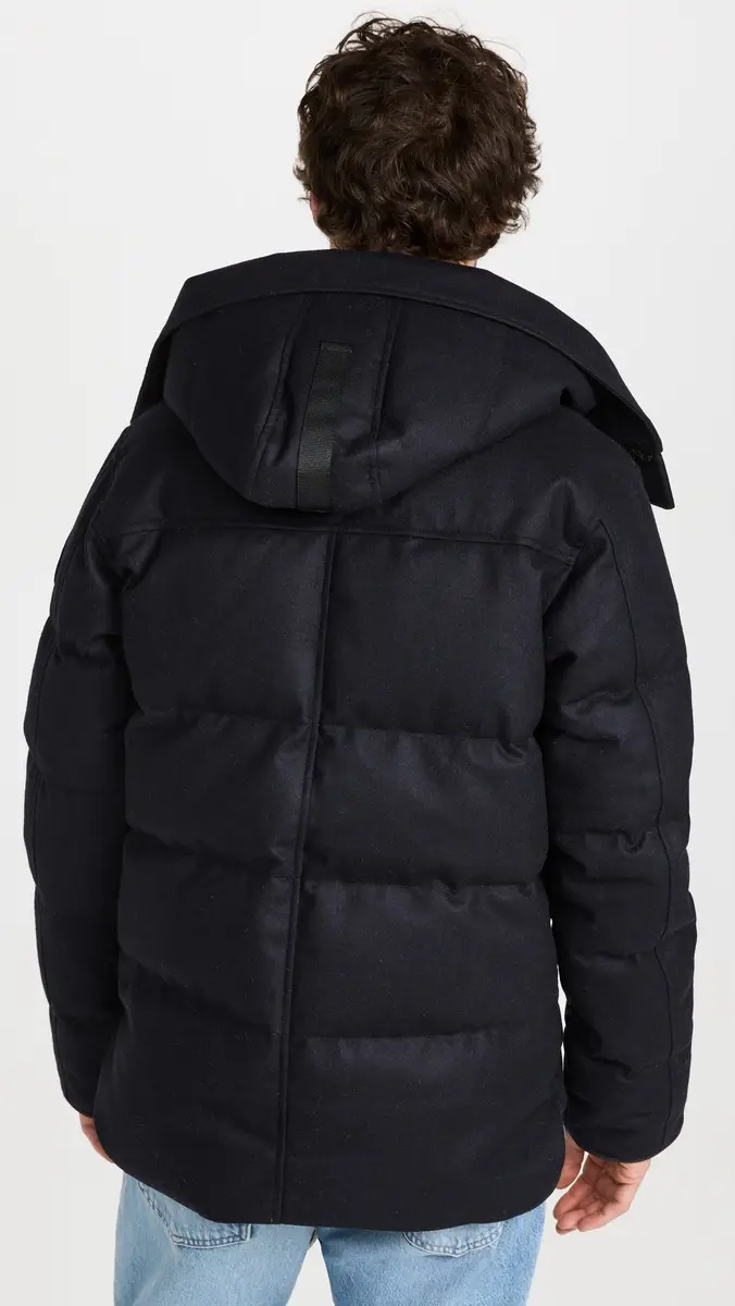 Canada Goose Wool Macmillan Parka Atlantic Navy | Thumbnail 3