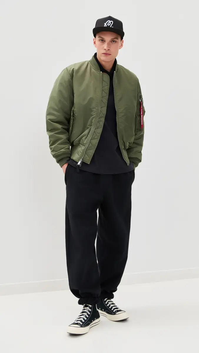 Alpha Industries MA-1 Heritage Fit Flight Jacket | Thumbnail 5 Alpha Industries MA-1 Heritage Fit Flight Jacket | Thumbnail 5