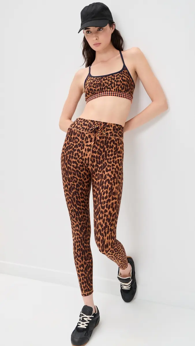 The Upside Malawi Badu Crossback Bra Leopard | Thumbnail 5 The Upside Malawi Badu Crossback Bra Leopard | Thumbnail 5