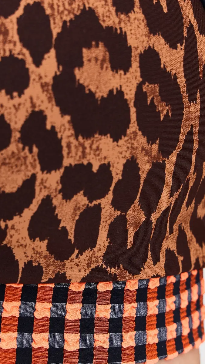 The Upside Malawi Badu Crossback Bra Leopard | Thumbnail 6 The Upside Malawi Badu Crossback Bra Leopard | Thumbnail 6