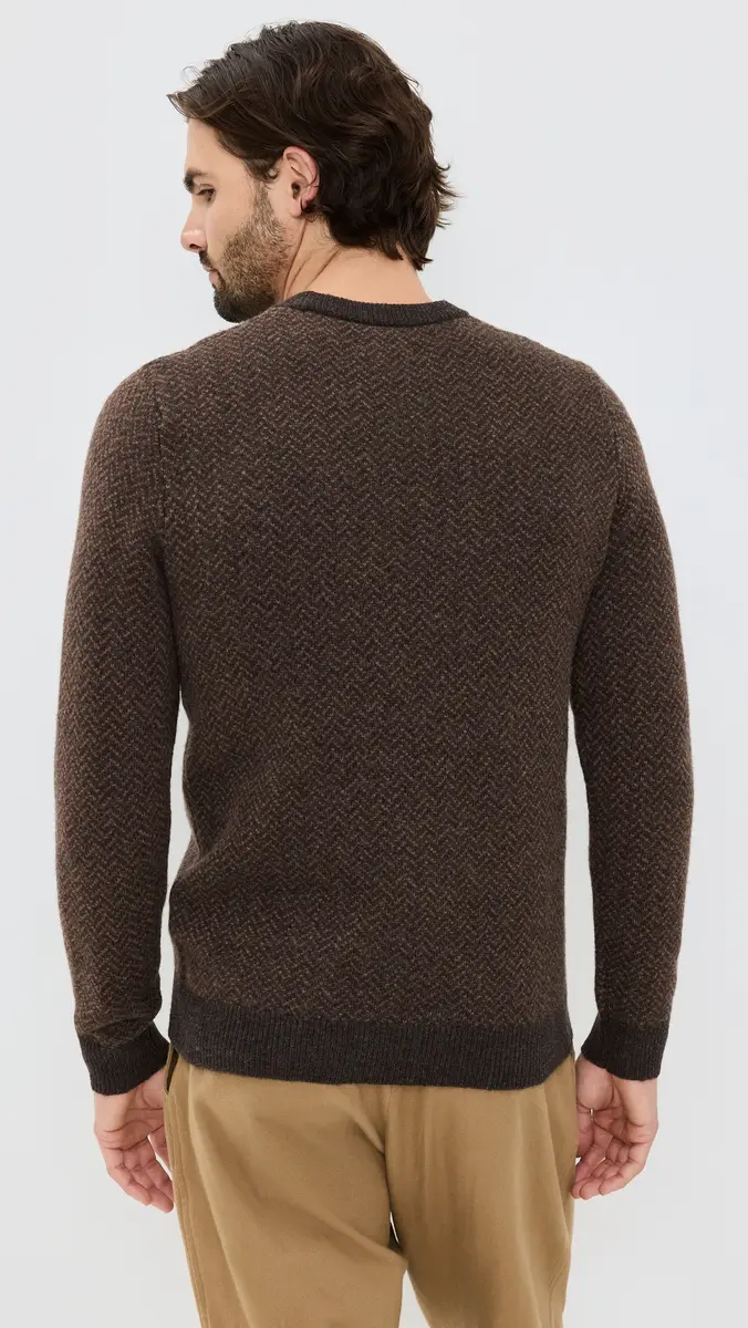 Taylor Stitch Eddy Herringbone Crewneck Sweater | Thumbnail 3 Taylor Stitch Eddy Herringbone Crewneck Sweater | Thumbnail 3