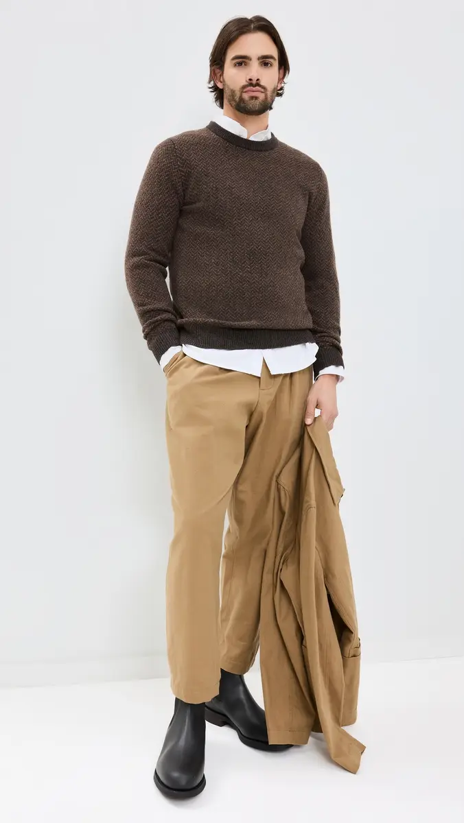 Taylor Stitch Eddy Herringbone Crewneck Sweater | Thumbnail 5 Taylor Stitch Eddy Herringbone Crewneck Sweater | Thumbnail 5