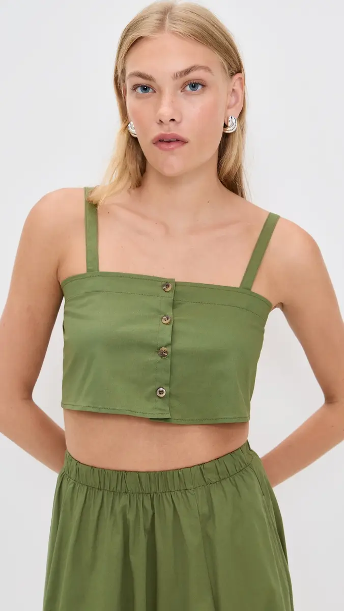 LE BOP Martha Poplin Crop Top | Thumbnail 2 LE BOP Martha Poplin Crop Top | Thumbnail 2