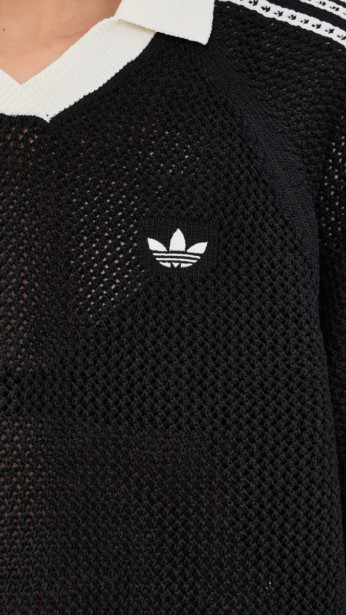 adidas Crochet Polo Black | Thumbnail 6 adidas Crochet Polo Black | Thumbnail 6