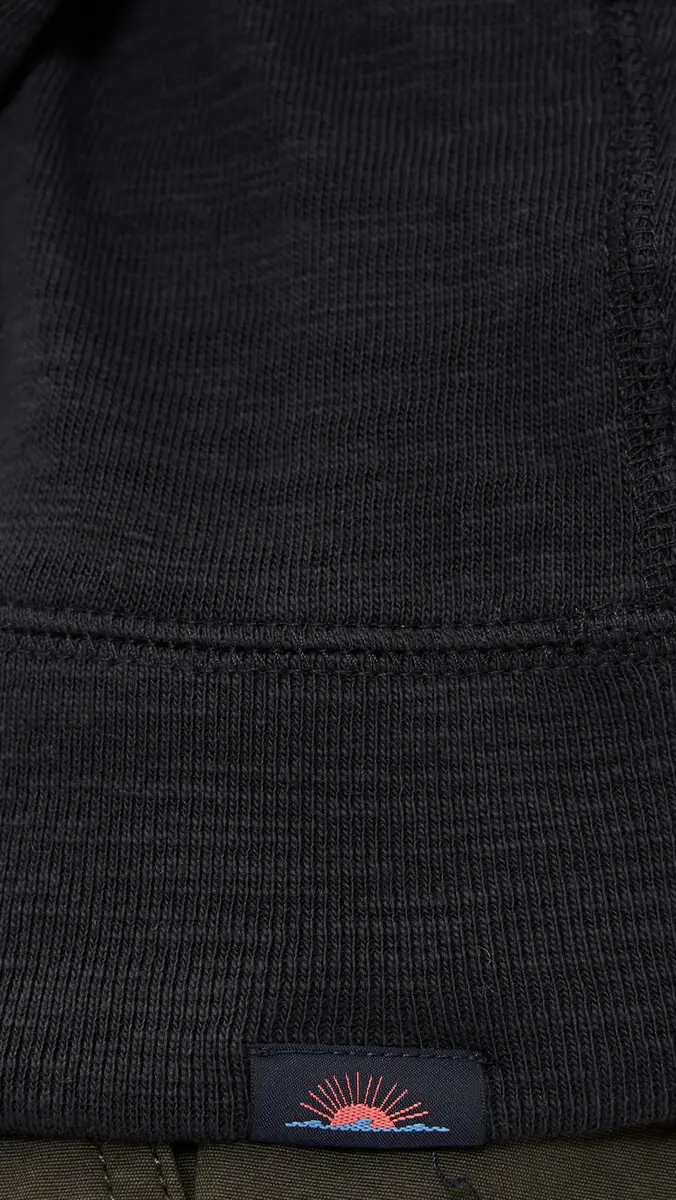 Faherty Sunwashed Slub Hoodie Ridge Black | Thumbnail 6 Faherty Sunwashed Slub Hoodie Ridge Black | Thumbnail 6