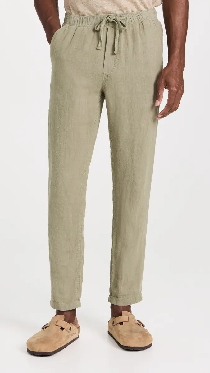 Faherty Linen Drawstring Pants | Thumbnail 2