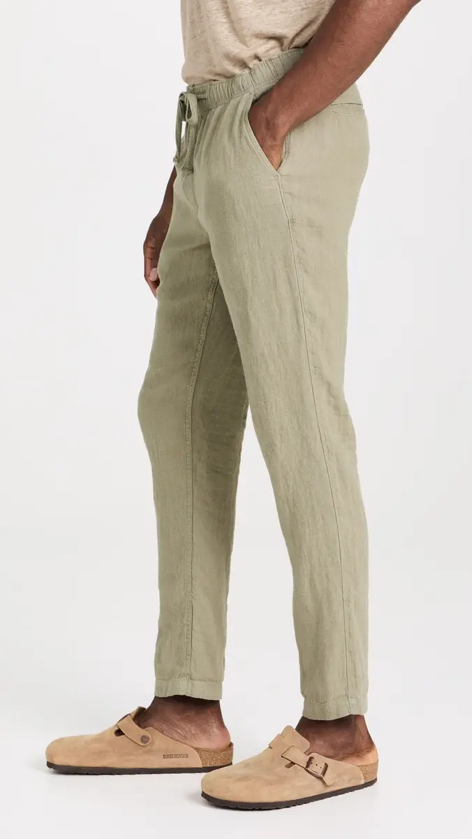 Faherty Linen Drawstring Pants | Thumbnail 4