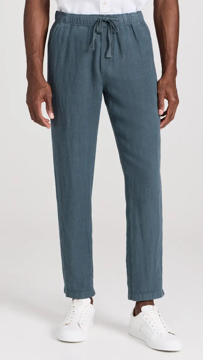 Faherty Linen Drawstring Pants | Thumbnail 2 Faherty Linen Drawstring Pants | Thumbnail 2