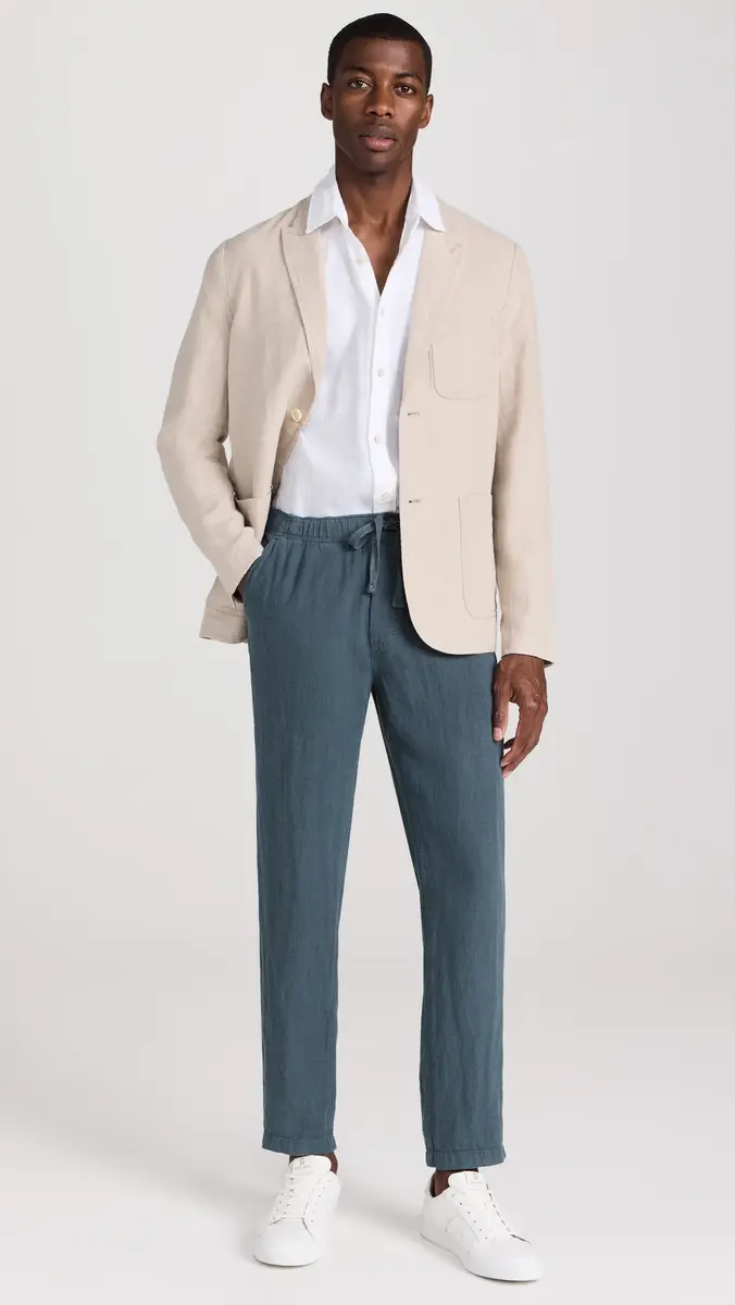Faherty Linen Drawstring Pants | Thumbnail 5 Faherty Linen Drawstring Pants | Thumbnail 5