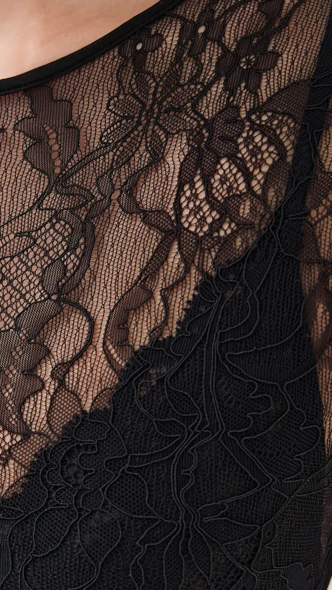 WARDROBE.NYC WARDROBE. NYC Lace Cap Sleeve Thong Bodysuit Black | Thumbnail 6 WARDROBE.NYC WARDROBE. NYC Lace Cap Sleeve Thong Bodysuit Black | Thumbnail 6