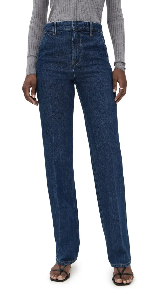 A.L.C. A. L.C. The 3 Trouser Jeans Dark Classic Blue | Image 1 A.L.C. A. L.C. The 3 Trouser Jeans Dark Classic Blue | Image 1