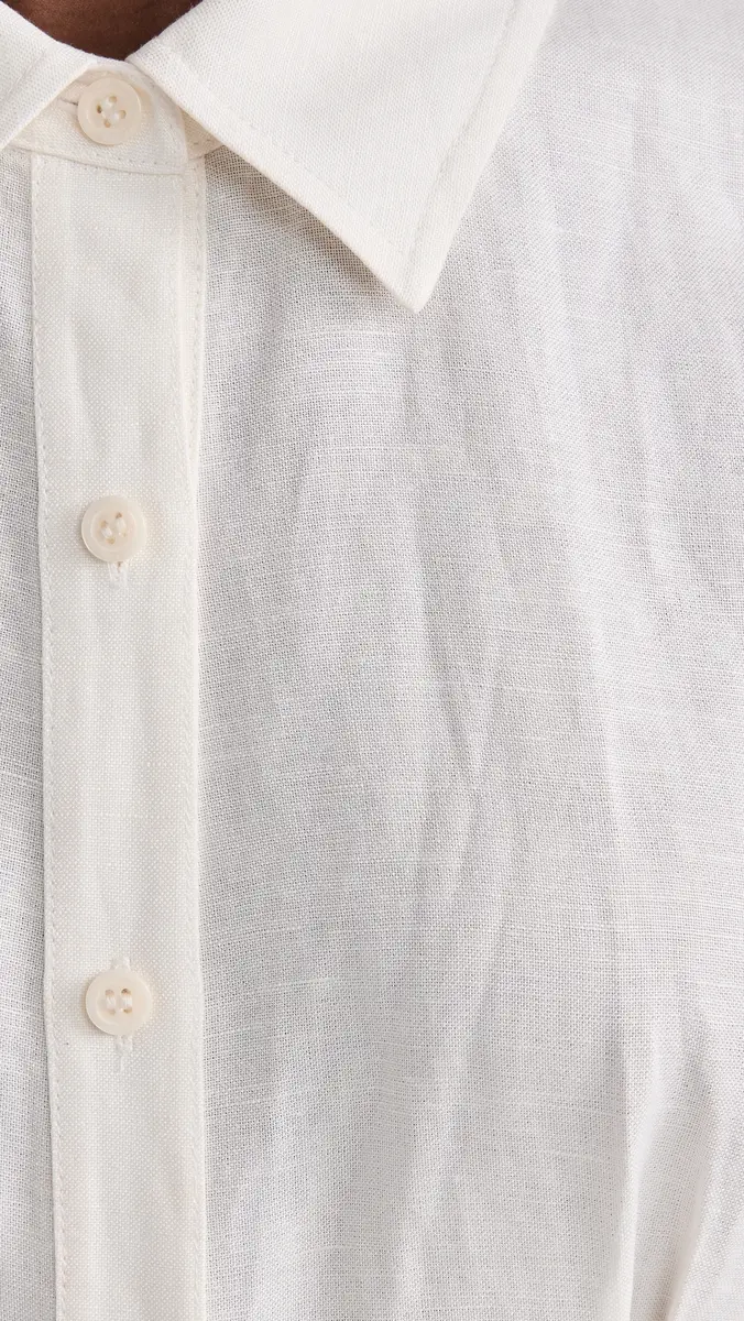 Simkhai Claudine Short Sleeve Shirt Midi Dress | Thumbnail 6 Simkhai Claudine Short Sleeve Shirt Midi Dress | Thumbnail 6
