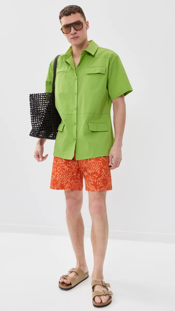 Dur Doux Bradley Nylon Camp Shirt | Thumbnail 5 Dur Doux Bradley Nylon Camp Shirt | Thumbnail 5