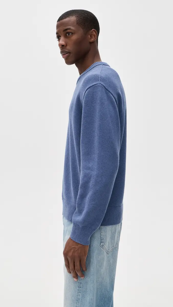 Alex Mill Gabriel Crew Neck Sweater In Cotton Linen | Thumbnail 4