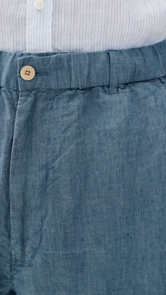 Madewell Linen Pull On Shorts 5.5 ight Chambray | Thumbnail 6 Madewell Linen Pull On Shorts 5.5 ight Chambray | Thumbnail 6