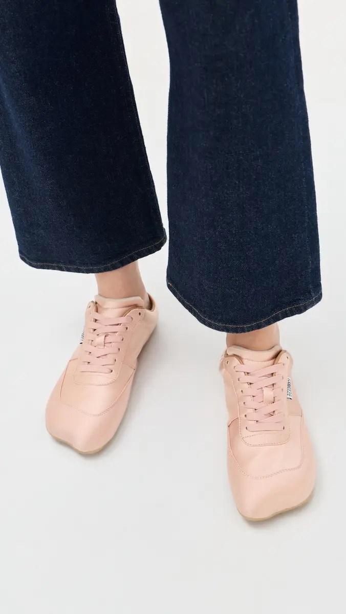 MM6 Maison Margiela Satin Sneakers Rose Cloud | Thumbnail 3 MM6 Maison Margiela Satin Sneakers Rose Cloud | Thumbnail 3