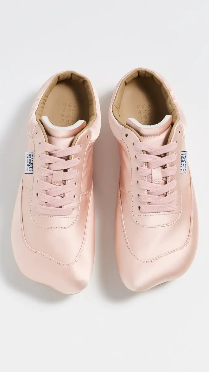 MM6 Maison Margiela Satin Sneakers Rose Cloud | Thumbnail 5 MM6 Maison Margiela Satin Sneakers Rose Cloud | Thumbnail 5