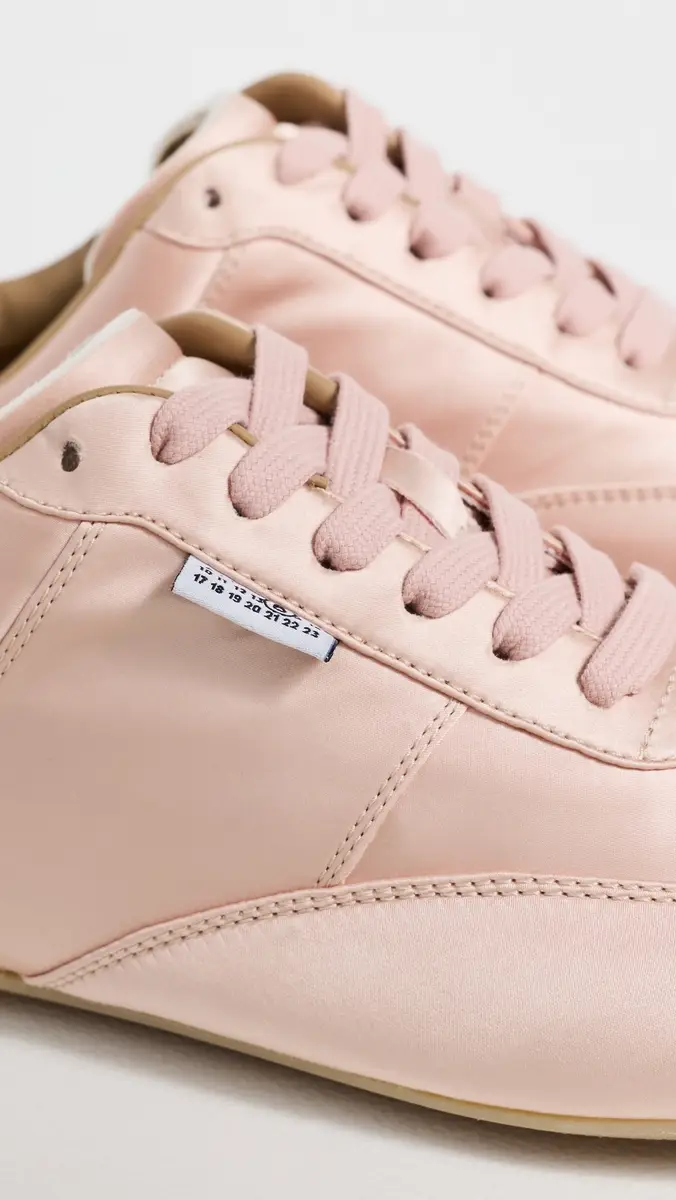 MM6 Maison Margiela Satin Sneakers Rose Cloud | Thumbnail 6 MM6 Maison Margiela Satin Sneakers Rose Cloud | Thumbnail 6