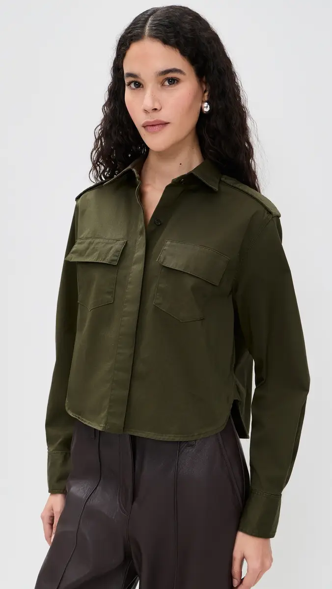A.L.C. A. L.C. Nico Top Olive | Thumbnail 2 A.L.C. A. L.C. Nico Top Olive | Thumbnail 2