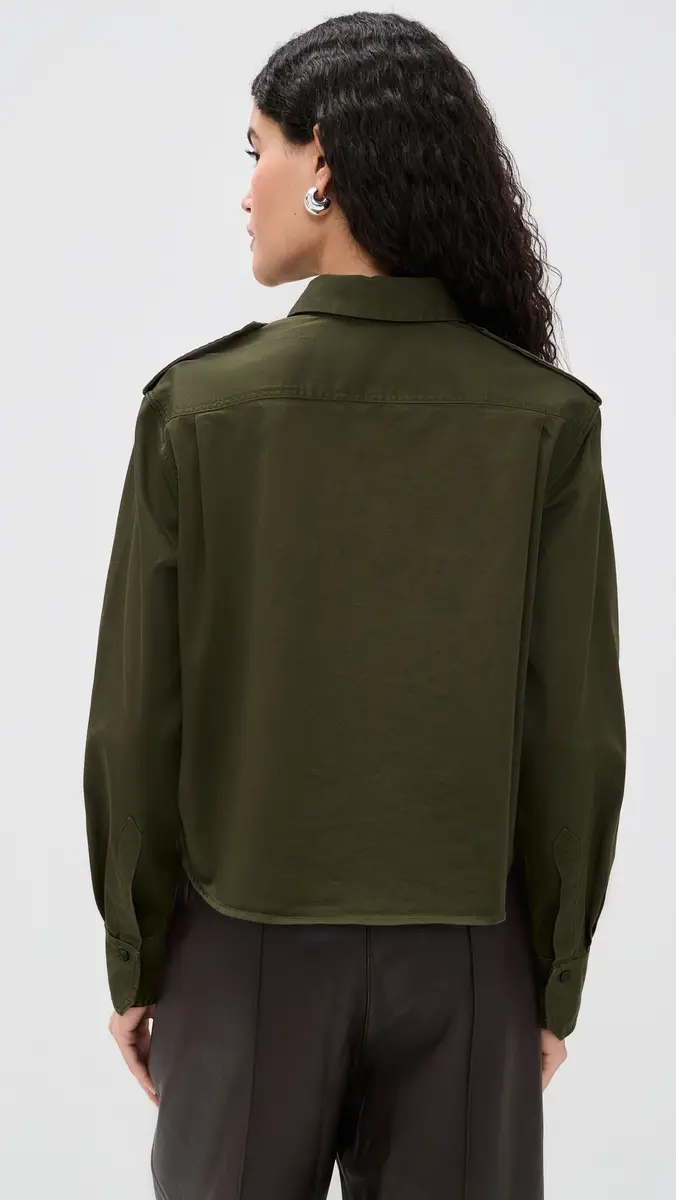A.L.C. A. L.C. Nico Top Olive | Thumbnail 3 A.L.C. A. L.C. Nico Top Olive | Thumbnail 3