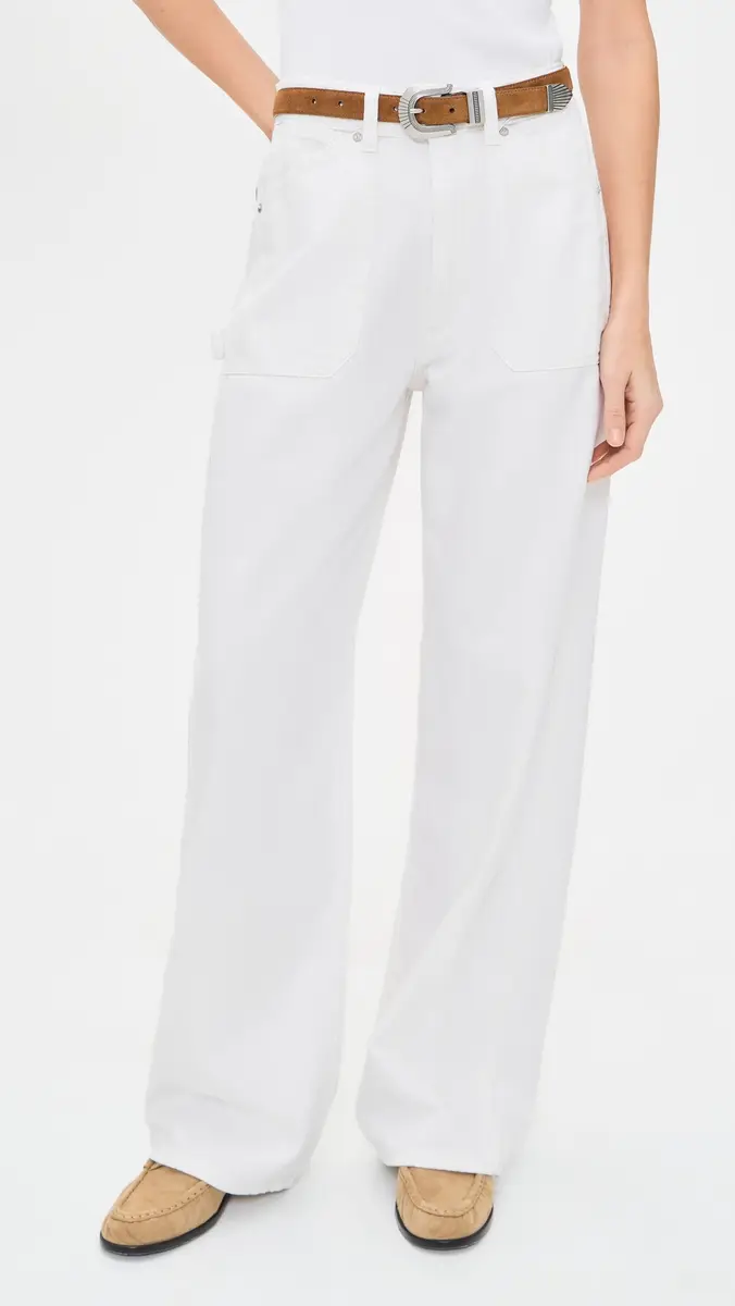 DL1961 Taylor Relaxed Barrel High Rise Jeans White | Thumbnail 2 DL1961 Taylor Relaxed Barrel High Rise Jeans White | Thumbnail 2
