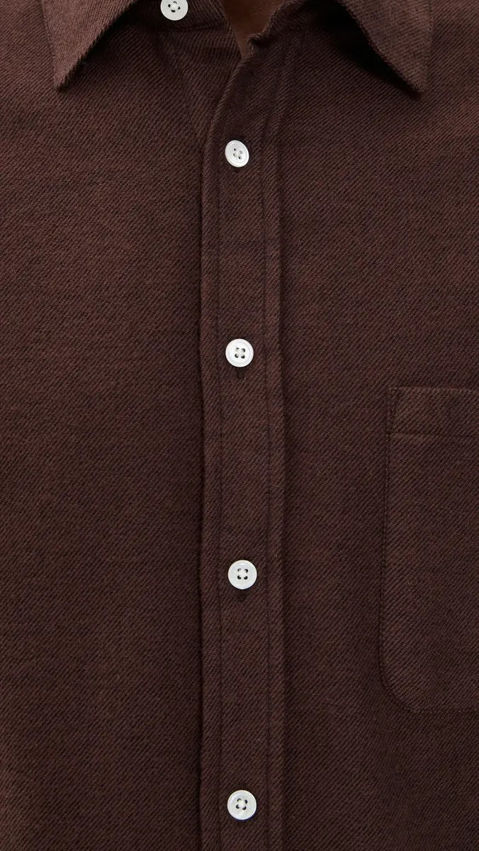 Portuguese Flannel Teca 2.0 Brushed Flannel Button Down Shirt | Thumbnail 6 Portuguese Flannel Teca 2.0 Brushed Flannel Button Down Shirt | Thumbnail 6