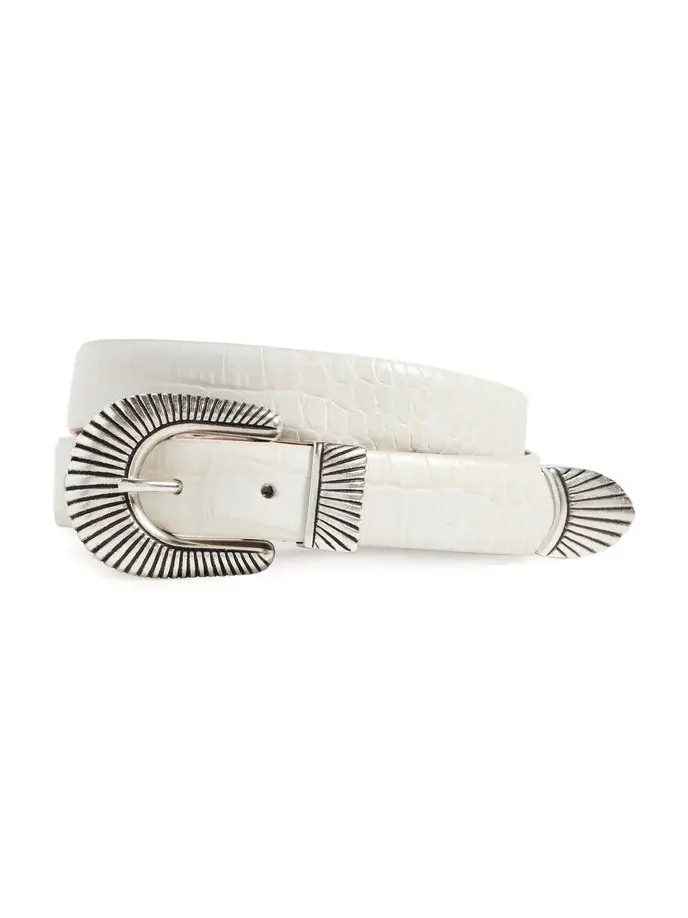 Anderson's Narrow Western Mock Croc Belt