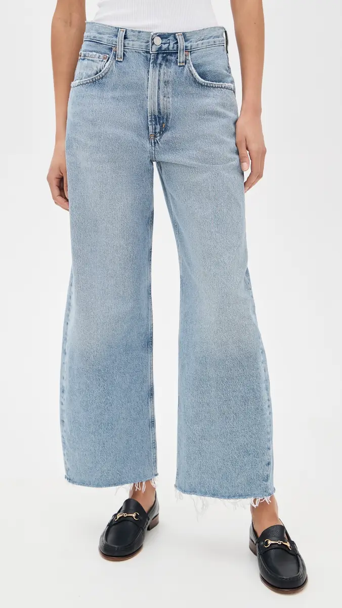 AGOLDE Low Curve Fray Jeans | Thumbnail 3