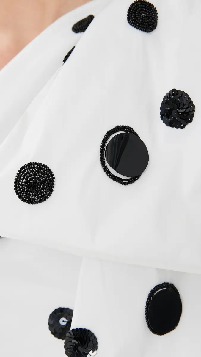 Bernadette Winnie Short Dress Black Polka Rain Emb/ | Thumbnail 6 Bernadette Winnie Short Dress Black Polka Rain Emb/ | Thumbnail 6