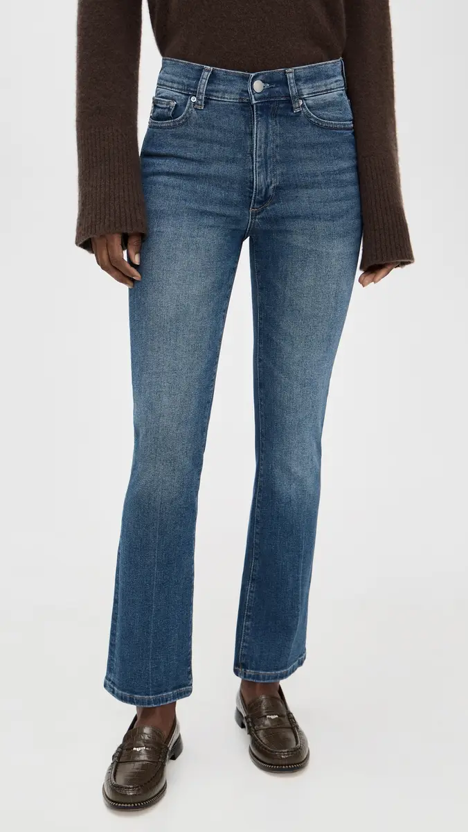 DL1961 Halle Straight High Rise Instasculpt Jeans Oceanside (DL Ultimate) | Thumbnail 2 DL1961 Halle Straight High Rise Instasculpt Jeans Oceanside (DL Ultimate) | Thumbnail 2