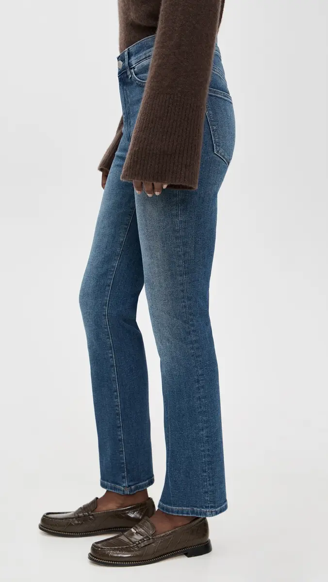 DL1961 Halle Straight High Rise Instasculpt Jeans Oceanside (DL Ultimate) | Thumbnail 4 DL1961 Halle Straight High Rise Instasculpt Jeans Oceanside (DL Ultimate) | Thumbnail 4