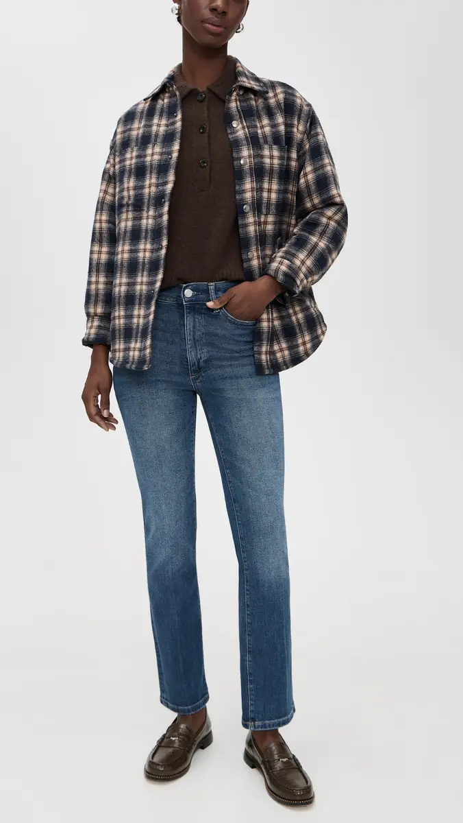 DL1961 Halle Straight High Rise Instasculpt Jeans Oceanside (DL Ultimate) | Thumbnail 5 DL1961 Halle Straight High Rise Instasculpt Jeans Oceanside (DL Ultimate) | Thumbnail 5