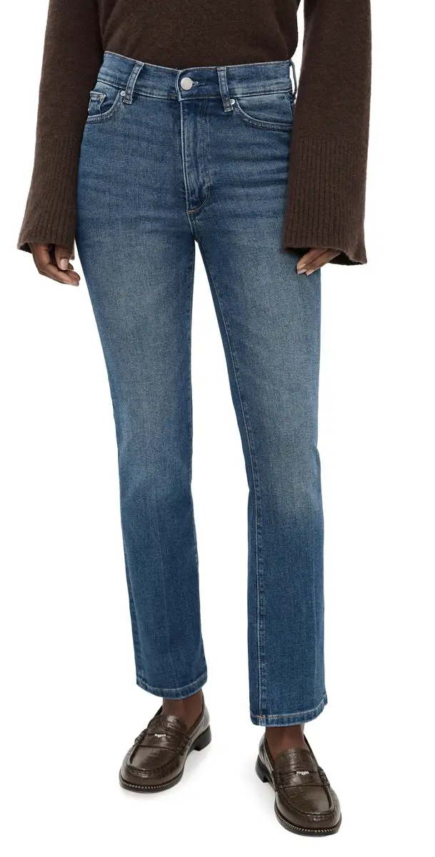 DL1961 Halle Straight High Rise Instasculpt Jeans Oceanside (DL Ultimate) | Image 1 DL1961 Halle Straight High Rise Instasculpt Jeans Oceanside (DL Ultimate) | Image 1