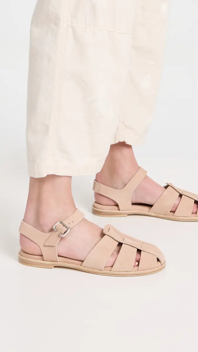 FRĒDA SALVADOR Sera Sandals Blush Suede | Thumbnail 3