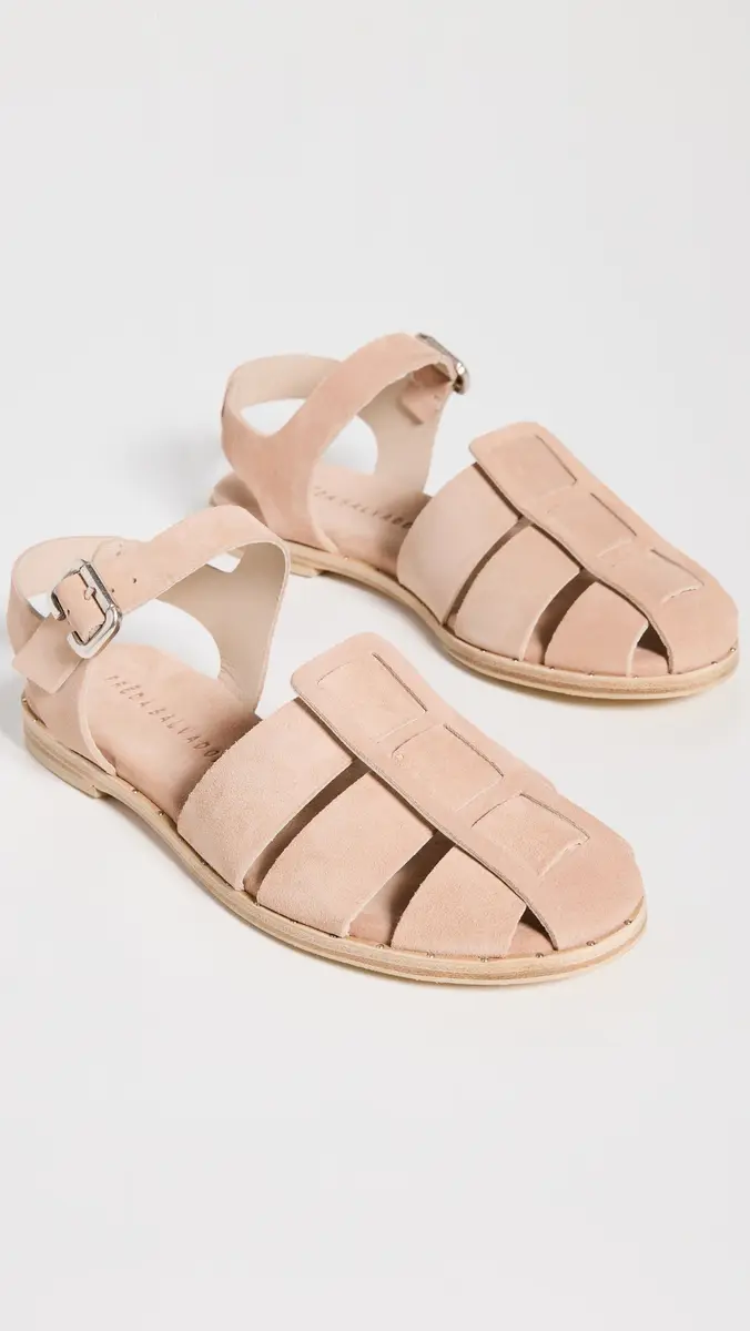 FRĒDA SALVADOR Sera Sandals Blush Suede | Thumbnail 5