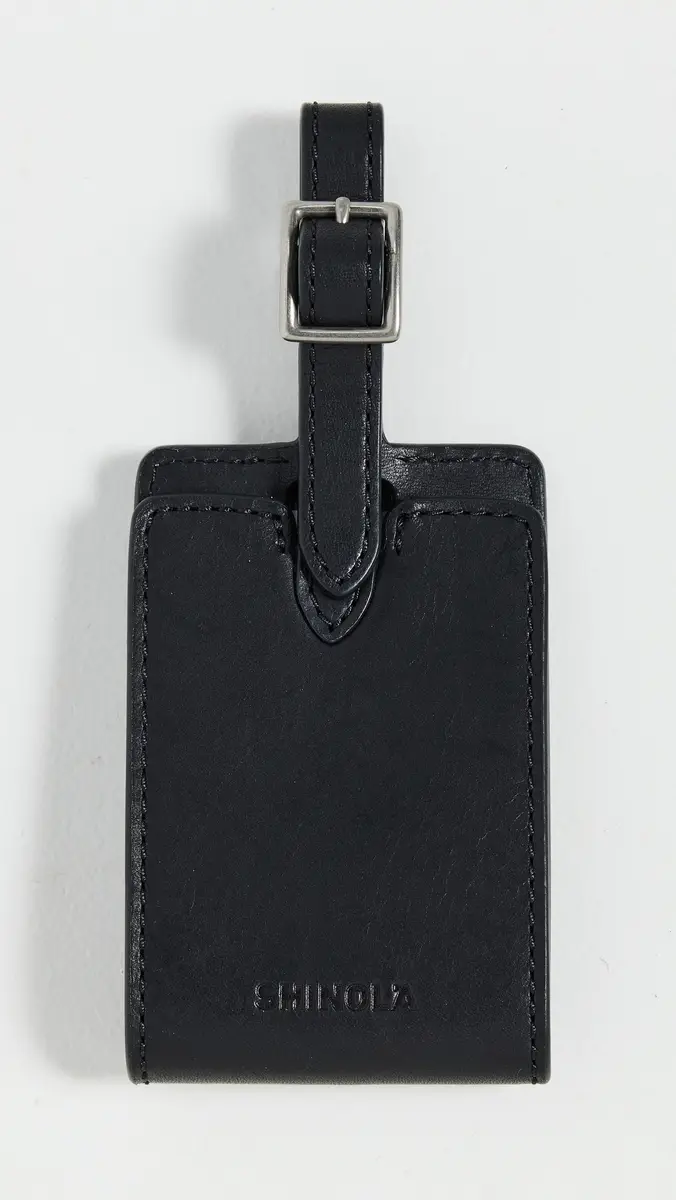 Shinola Leather Luggage ID Tag | Thumbnail 2