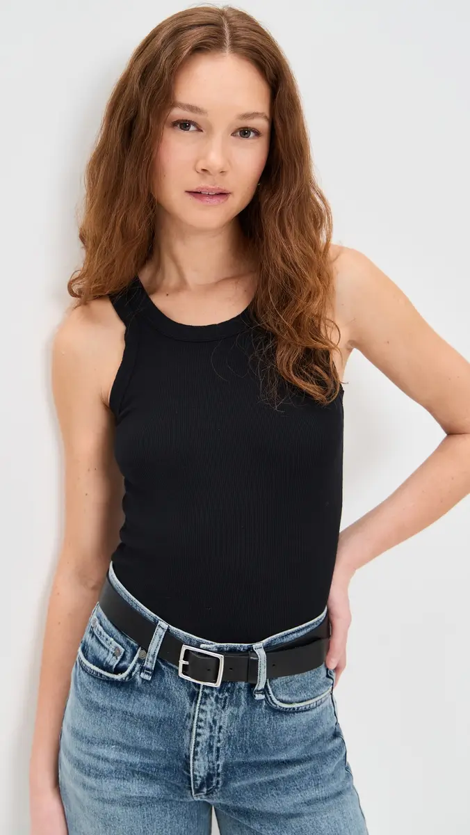perfectwhitetee Elle Rib Tank | Thumbnail 2 perfectwhitetee Elle Rib Tank | Thumbnail 2